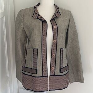 Missoni long sleeved boxy style jacket.